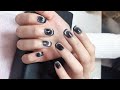 Black Cat Eye Nail Art | Nail Art Tutorial