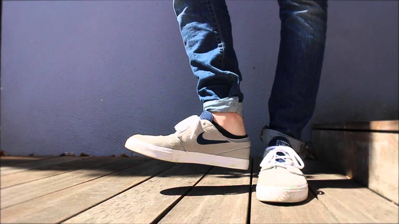 Nike Sb Stefan Janoski Zoom on Feet - YouTube