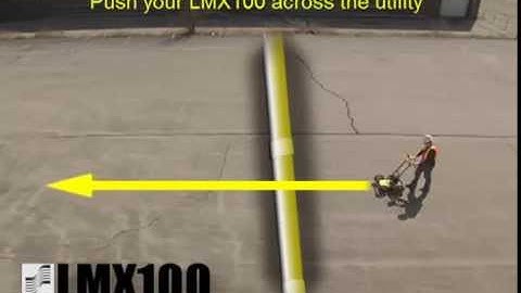 LMX100 Utility Locating with GPR