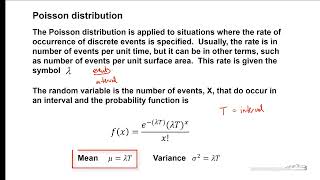 Poisson Distribution 