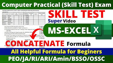 Computer Skill Test for PEO Exam 2023 Odisha || Osssc computer skill test practical exam