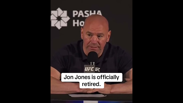 Breaking: Jon Jones has officially retired, Dana White announced