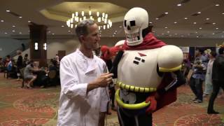 The Great Papyrus cosplay at Animefest 2016