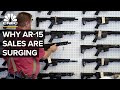 Why americans are hellbent on buying ar15 guns