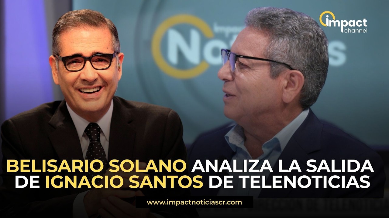 EN VIVO | Belisario Solano analiza la salida de Ignacio Santos de Telenoticias