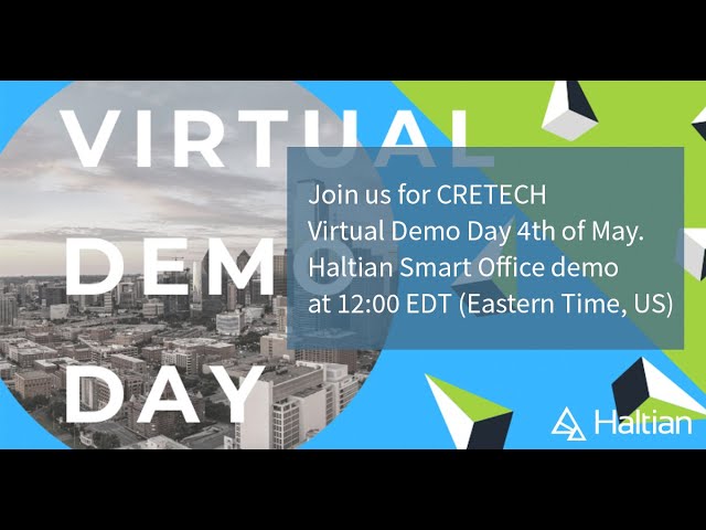 Empathic Building Smart Office demo at CREtech Virtual Demo Day 2021