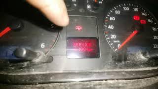 Volkswagen T5 servis sıfırlama