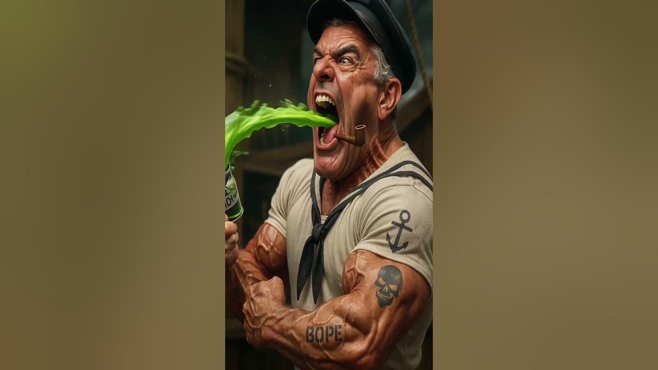 I’m Popeye the Sailor Man￼ #popeye #olivia #brutus #fyp #shortvideo #shorts #chatgpt #zueira #aiart