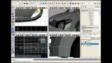 Car modeling in Maya part 9