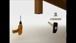 Adjustable feet series 290G0 a good leveler for furniture