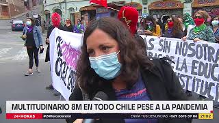 Día Internacional de la Mujer se conmemora a lo largo de Chile