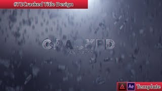Free After Effects Intro Template #72 : Cracked Titles Template for After Effects