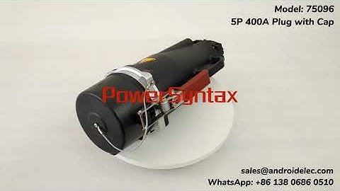 75096 - 5P 400A Plug with Cap off