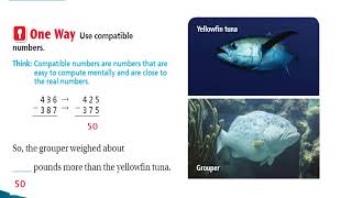 Gr. 3 Math: Lesson 1.8 Estimate Differences