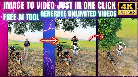 Convert Your Photo Into Video Just On One Click| New Free Ai Tool To Convert Photo To Video