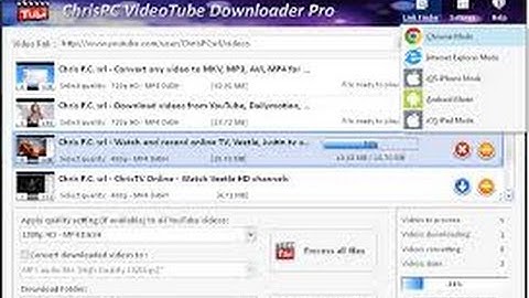 كيفية التحميل من يوتيب بٱستعمال ChrisPC Free VideoTube Downloader