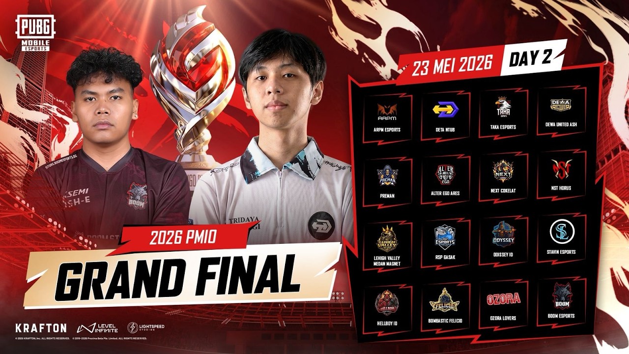 [🔴 LIVE]  2026 PUBG MOBILE INDONESIA OPEN | GRAND FINAL | DAY 2