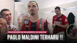 Terimakasih Paolo ‘Messi’ Maldini !!! Lihatlah Perkataan Ibrahimovic yang Membuat Maldini Terharu