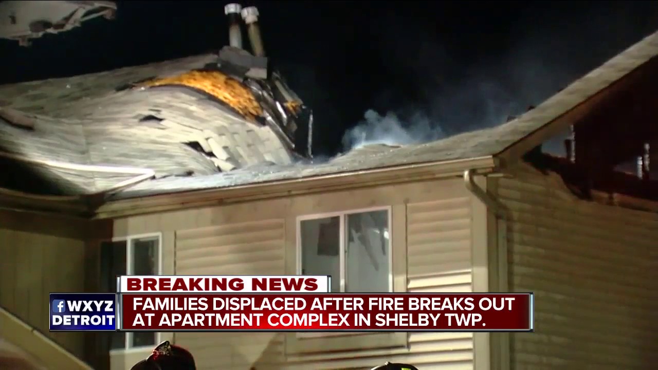 Crews put out apartment fire in Shelby Township - YouTube