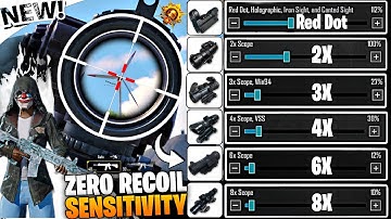 NEW UPDATE 4.0 CODE 🔥 PUBG MOBILE/BGMI SENSITIVITY SETTINGS 2025 | BEST SCOPE SENSITIVITY SETTINGS✅