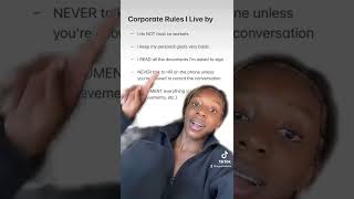 5 Corporate Rules I live by | How to Survive Corporate America