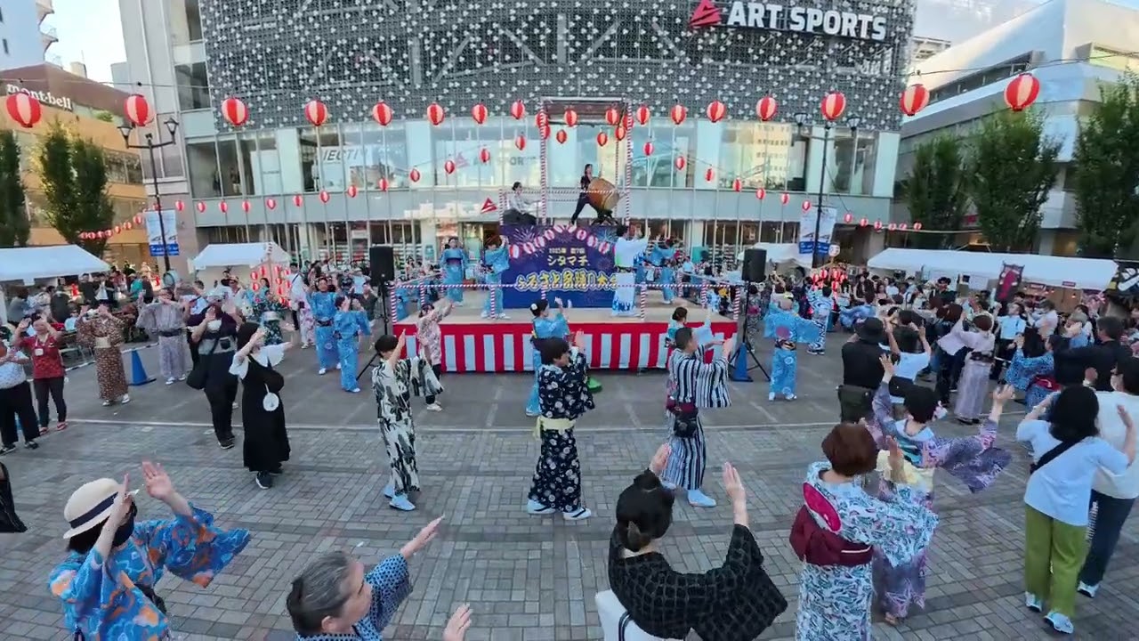 音楽舞踊 六十年 毛沢東 #712 大東京音頭】（金沢明子） 2025年パンダ広場盆踊り2日目4 シタマチ