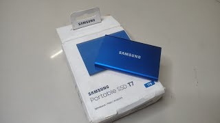 Samsung T7 Portable SSD 1TB Unboxing & Review | Up to 1050MB/s Speed