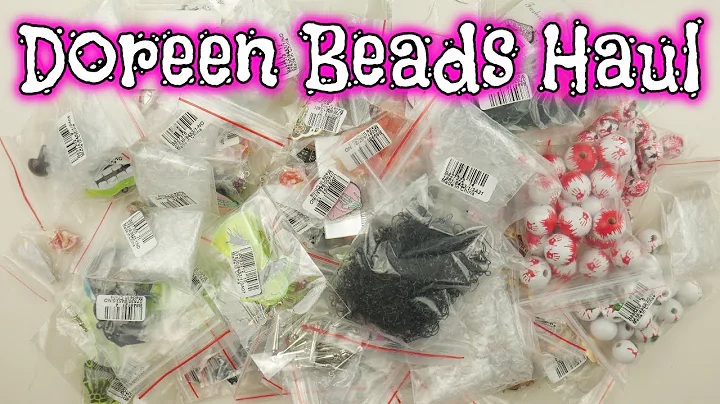 Doreen Beads Haul | Bulk Jewelry Supplies, Crystal Mushrooms, Charms, Halloween / Horror | 2022