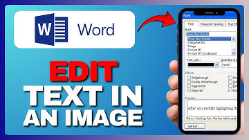 Tekst in een afbeelding in Word 