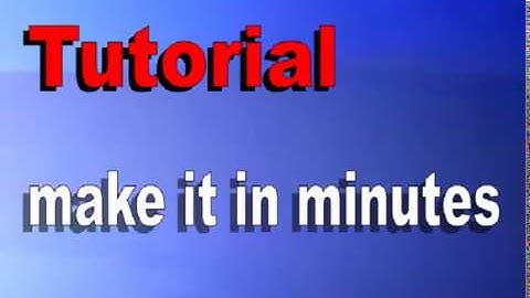 TurboDemo Tutorial Maker ... TimeStatement