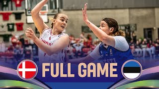 Denmark v Estonia | Full Basketball Game | FIBA Women's EuroBasket 2025 Qualifiers