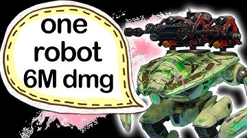 Immortal  Mender 1 robot 6M dmg TDM gameplay war robots WR robot