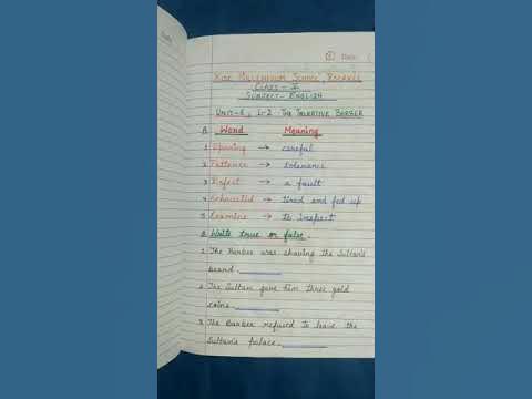 The Talkative Barber Worksheet (Class V, English, Ch-2) Unit-6 | KIDZ