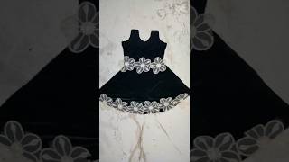 baby trendy dress cutting easy tutorial ✨ #shorts #shortsfeed