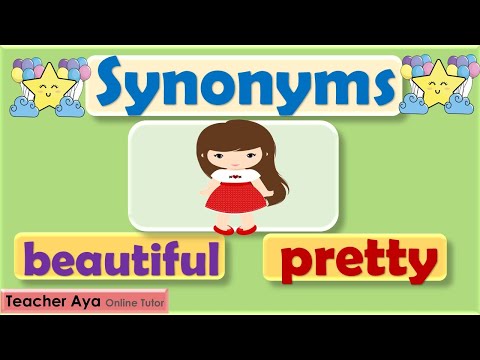 Learn The Synonyms | Words That Are Same In Meaning | | Examples Of Synonyms | Lesson With Quiz