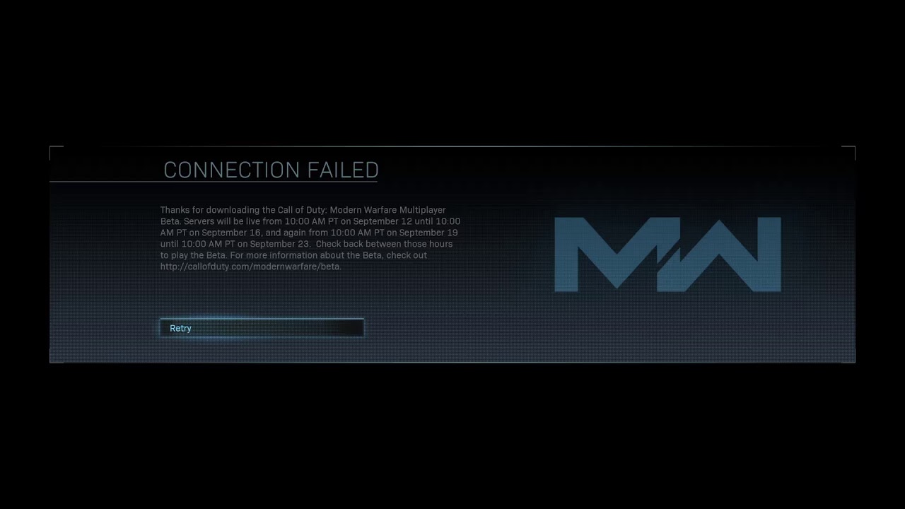 CALL OF DUTY MODERN WARFARE BETA LIVE