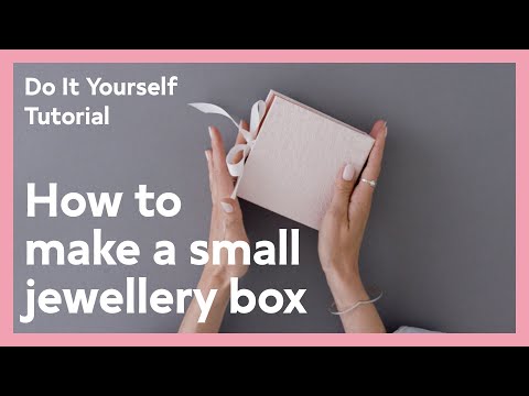 Pandora DIY: How to make your own small jewellery box for rings at home