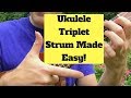 How to strum Ukulele || The Easy Secret to Triplet Strums (Free songsheet)
