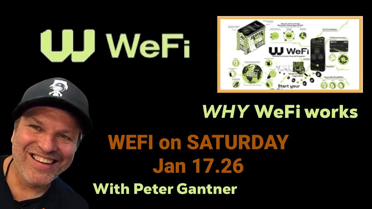 WEFI on SATURDAY with Peter Gantner Jan 17 26