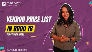 How to Create Vendor Price List in Odoo 18 Purchase | Odoo 18 New Features | Odoo 18 Release