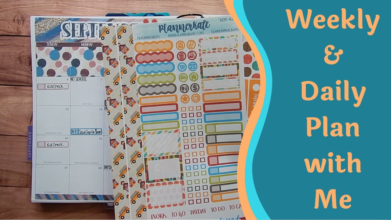 Hourly & Daily Duo Plan with Me | Erin Condren LifePlanner | Back to ...