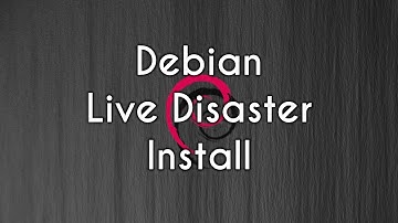 The Debian Installation | Live Stream on my Main PC!?! | Install
