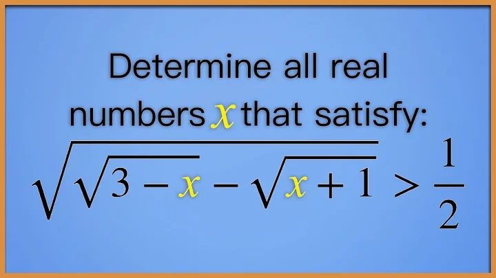 What Numbers Satisfy this Inequality? [IMO 1962 Problem 2]
