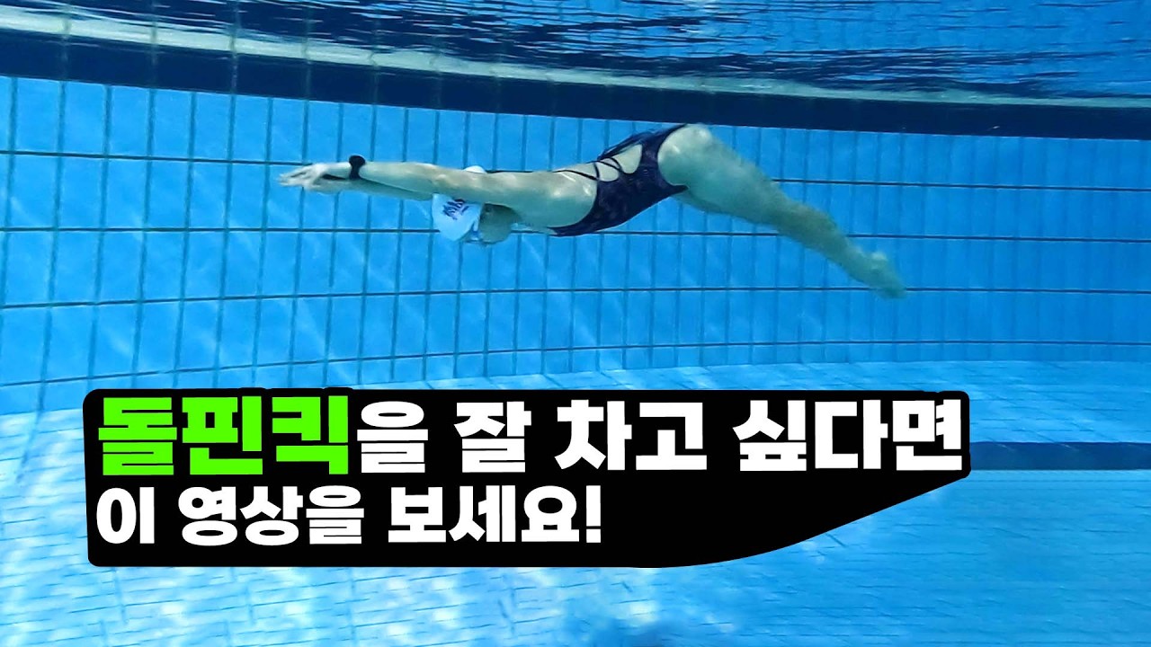 강습 때 안 알려주는 돌핀킥 교정! 대회 준비하고 있다면 꼭 봐야하는 영상!