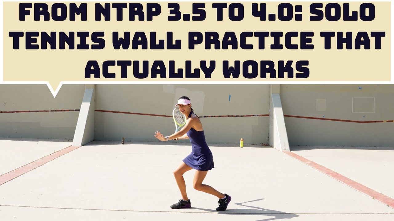 ОТ NTRP 3.5 ДО 4.0: ТРЕНИРОВКА ТЕННИСА ОДИНОЧНАЯ, КОТОРАЯ ДЕЙСТВИТЕЛЬНО РАБОТАЕТ — 1 ЧАС
