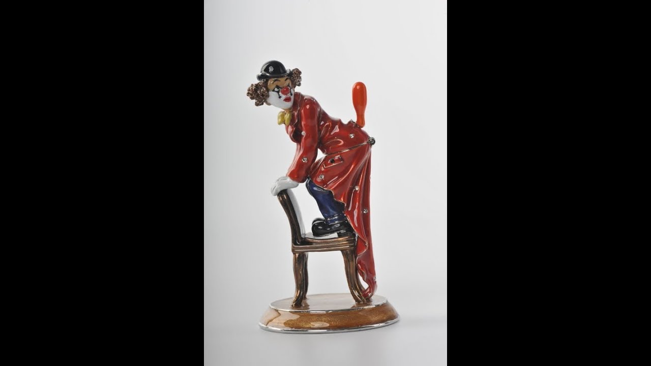 Clown Standing on a Chair
