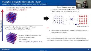 Prediction of solid solution strengthening of alloys from the first principles.