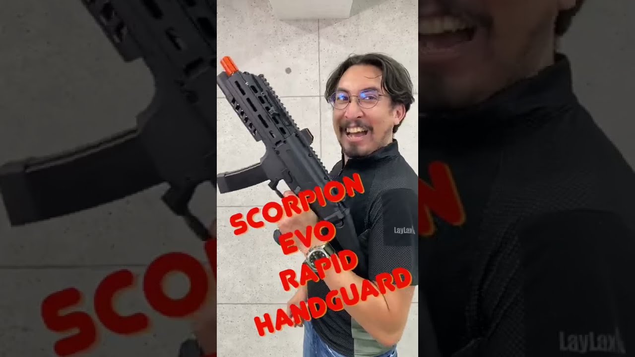 Laylax NITRO.Vo Rapid M-LOK Handguard for ASG CZ Scorpion EVO3