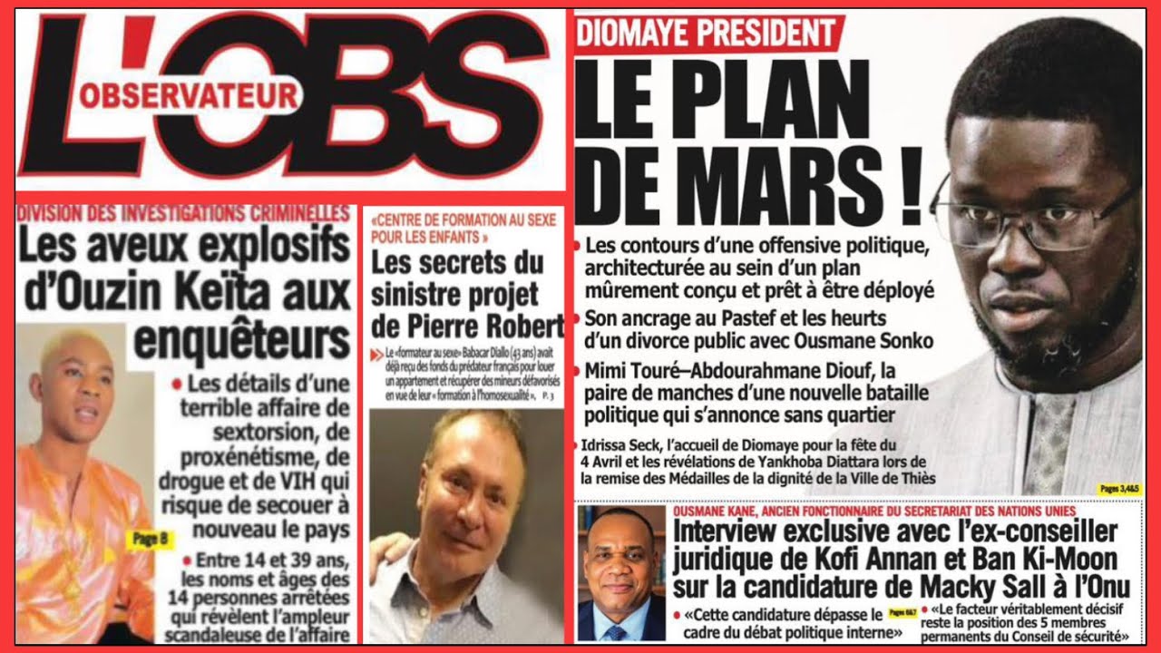 Revue de presse Lundi 09 mars 2026 avec Mame khalifa 