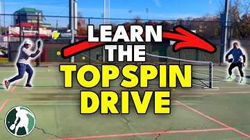HOW to Hit a Topspin Drive | The Pickleball Clinic